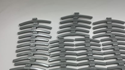 Plombco Wheel Weight Lot - Coated - 14 Packs Of 25 Each - 350 Pcs Total