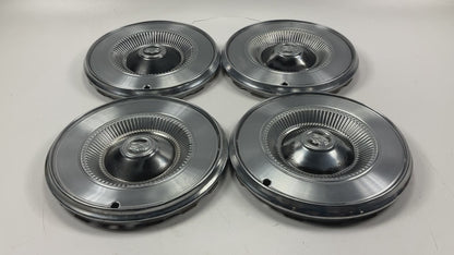 USED 1970-1975 Mercury Comet, Montego, Cougar, Marquis 14'' Hub Caps, Set Of 4