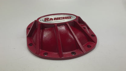 Rancho RS6218 Front Dana 30 Axle Differential Cover, Red For 97-18 Jeep Wrangler