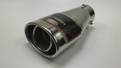 PAIR (2) Spectre 25105 STAINLESS STEEL Exhaust Pipe Tips For 2.25'' - 3.25'' Pipe