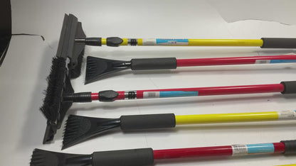 35 Assorted Mixed Ice Scrapers & Snow Broom Brushes - ICE SCRAPER Lot #24