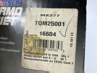 Wagner TQM25001 Brake Caliper -  Rear Right