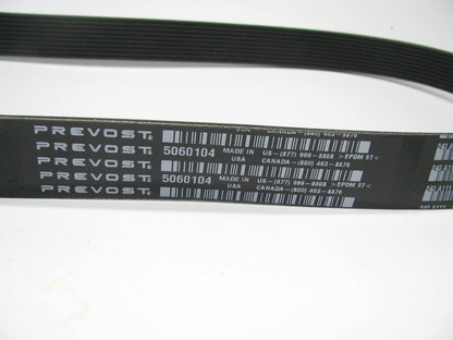Prevost 5060104 Serpentine Drive Belt - 2010-2013 Prevost X3 Coach 12.8L DIESEl