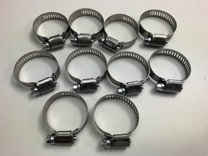 (10) Prime Guard B20H Hose Clamps, Clamping Range: 15/16'' - 1-3/4'' (23mm-45mm)