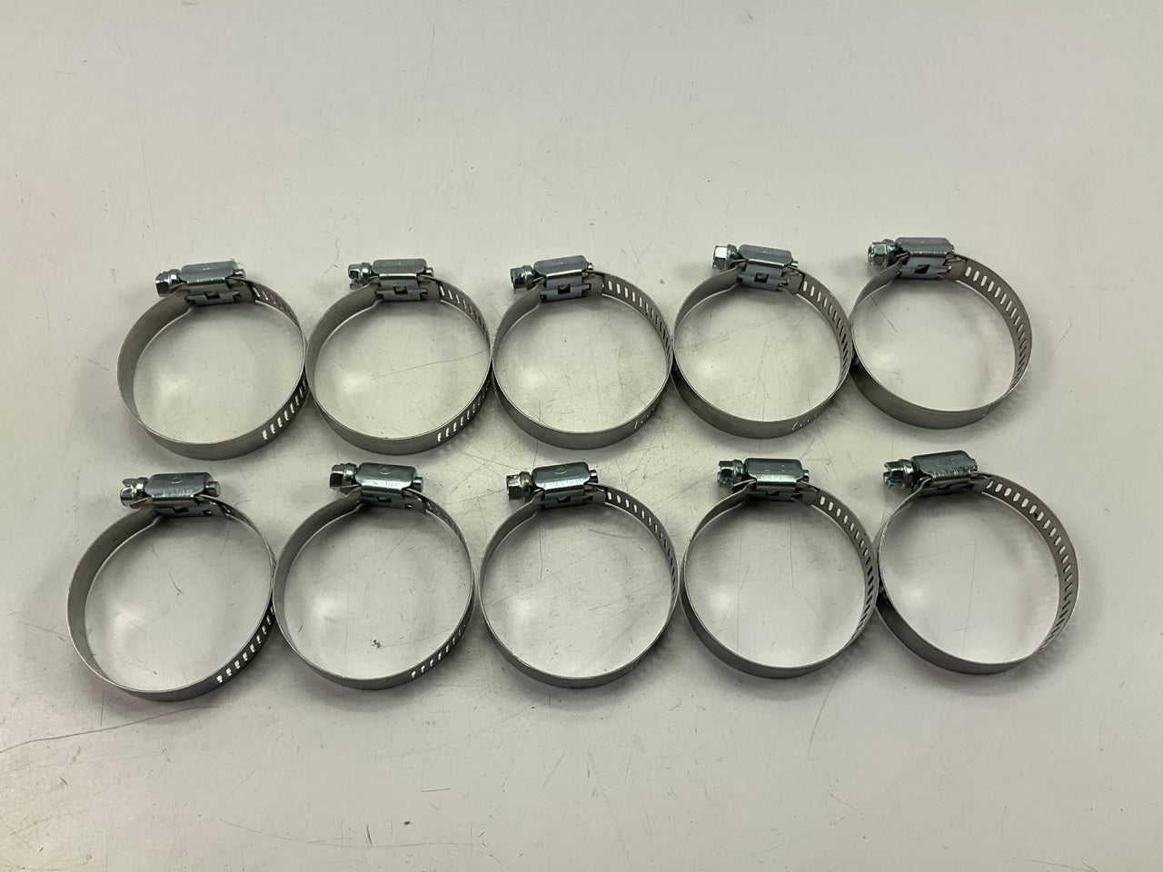 (10) Prime Guard CC28 Hose Clamps 1-5/16'' - 2-9/32'' (34mm-58mm) Clamping Range