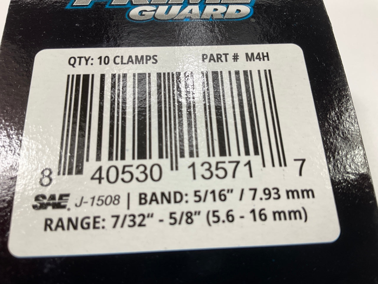 (10) Prime Guard M4H Hose Clamps - 7/32'' - 5/8'' Clamping Range