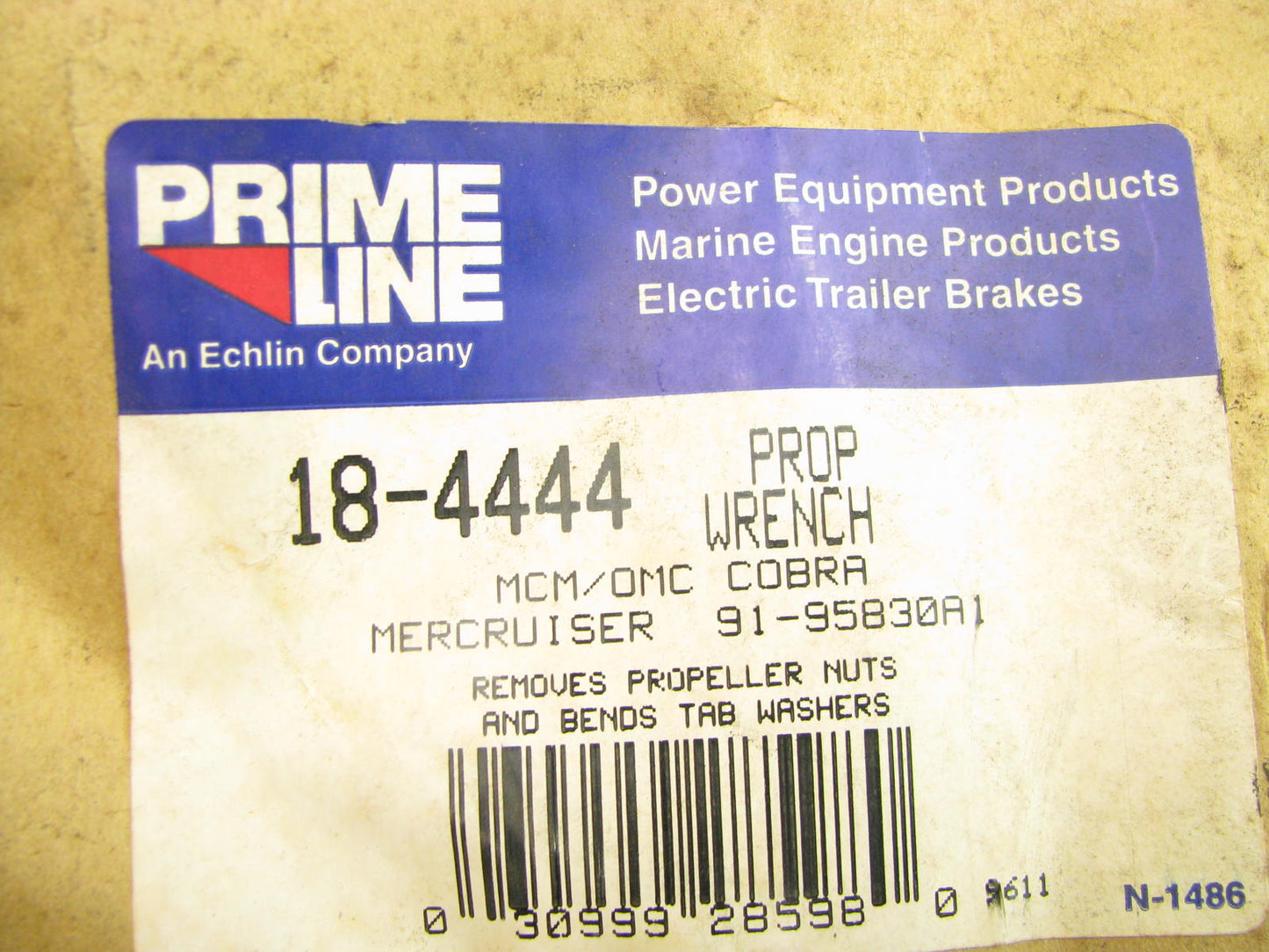 Primeline 18-4444 Marine Propeller Prop Nut Wrench - 91-95830A1 4606