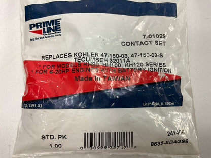 Primeline 7-01029  Contact Set 47-150-03, 47-150-03-S, 47 150 03, 32011A
