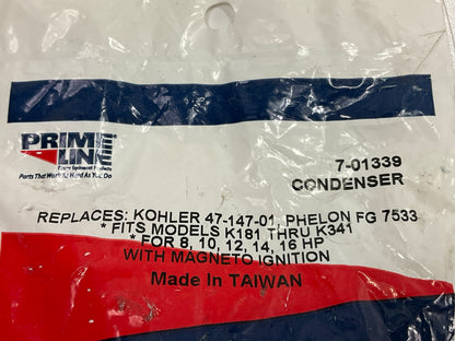 Primeline 7-01339 Ignition Condenser Replaces Kohler 47-147-01 & 235786