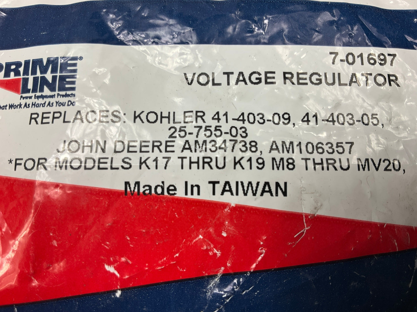Primeline 7-01697 Voltage Regulator Replaces AM34738, AM106357, 41-403-09
