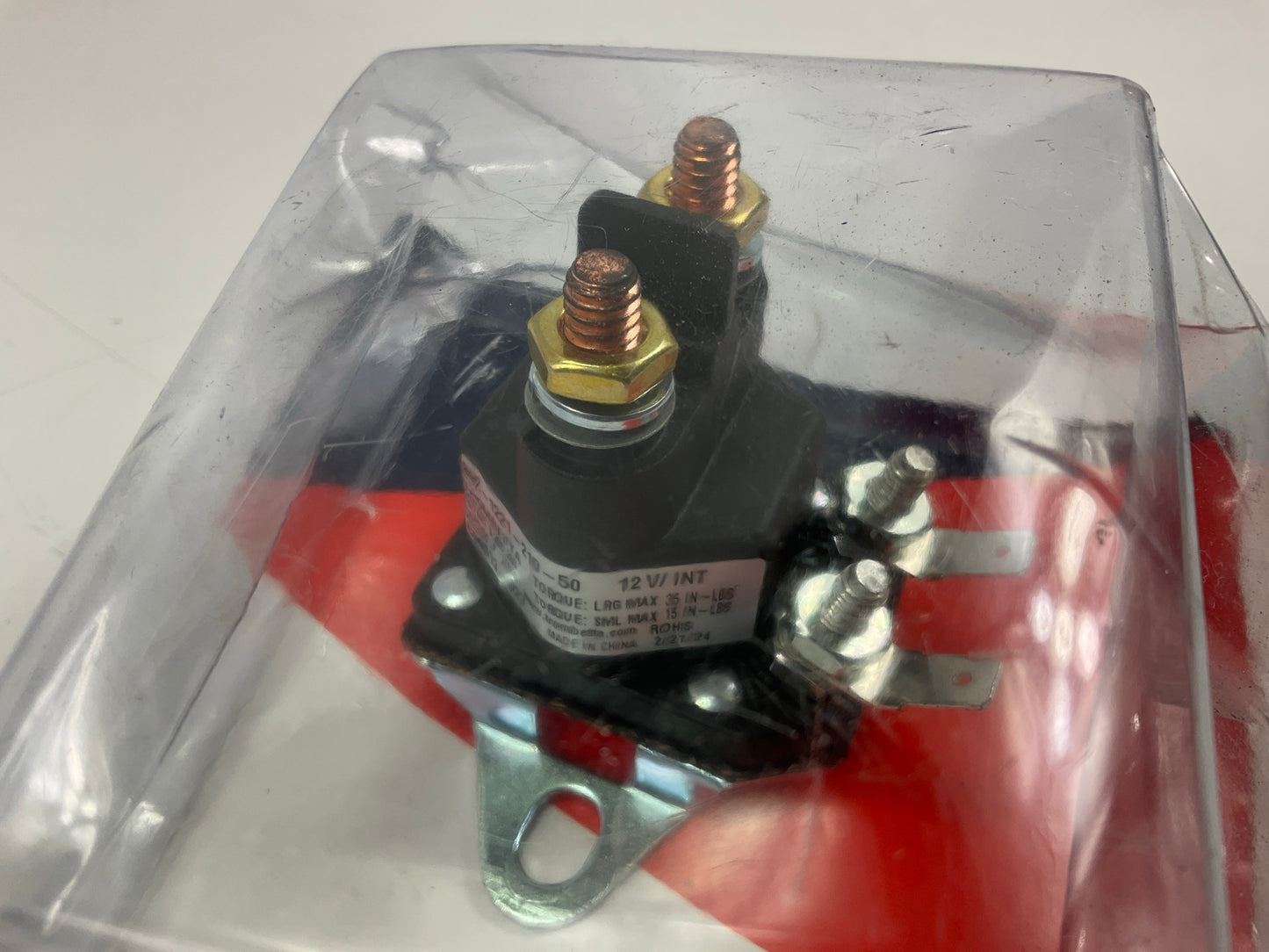 Primeline 7-01860-1 4-terminal, 12-volt DC Starter Solenoid