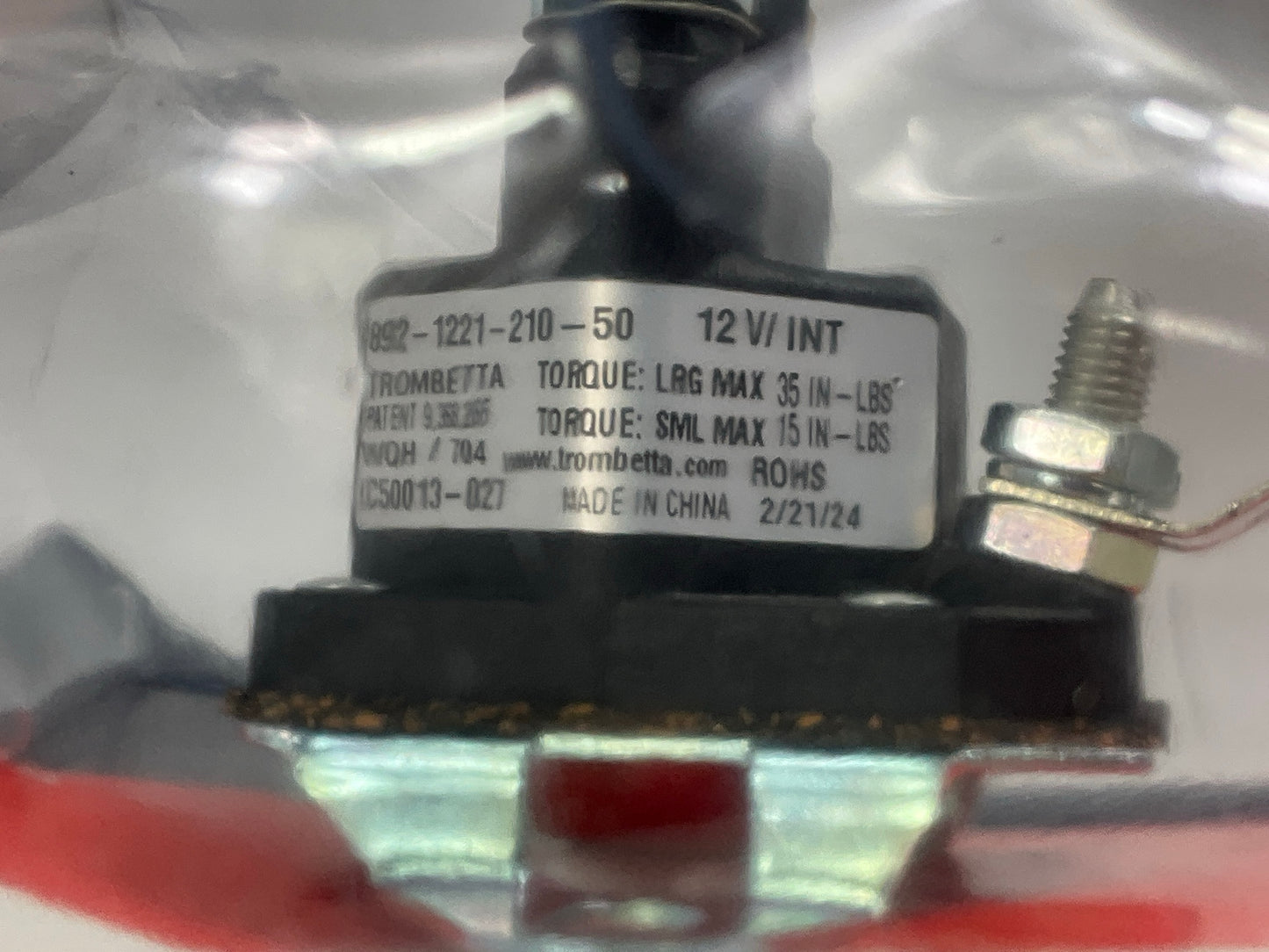 Primeline 7-01860-1 4-terminal, 12-volt DC Starter Solenoid