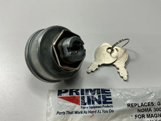 Primeline 7-01891 Ignition Switch  4 Position 5/8 Inch Mounting Stem 5 Terminals