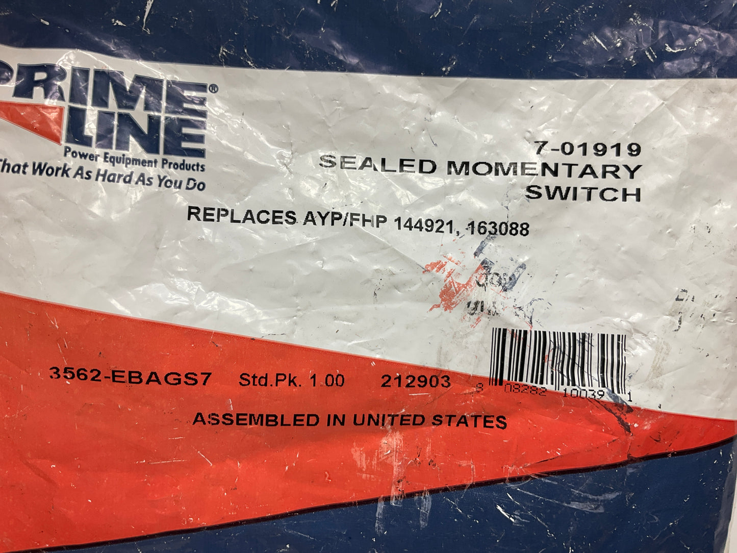Primeline 7-01919 Ignition Switch 144921, 163088, 9654, 430-706, B1AC11
