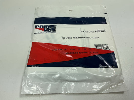 Primeline 7-02023 Carburetor Kit 631893 , 631893A
