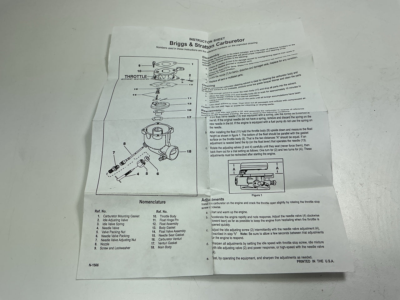 Primeline 7-02059 Carburetor Repair Kit 391071, 394989, 299720