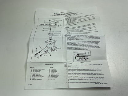 Primeline 7-02059 Carburetor Repair Kit 391071, 394989, 299720