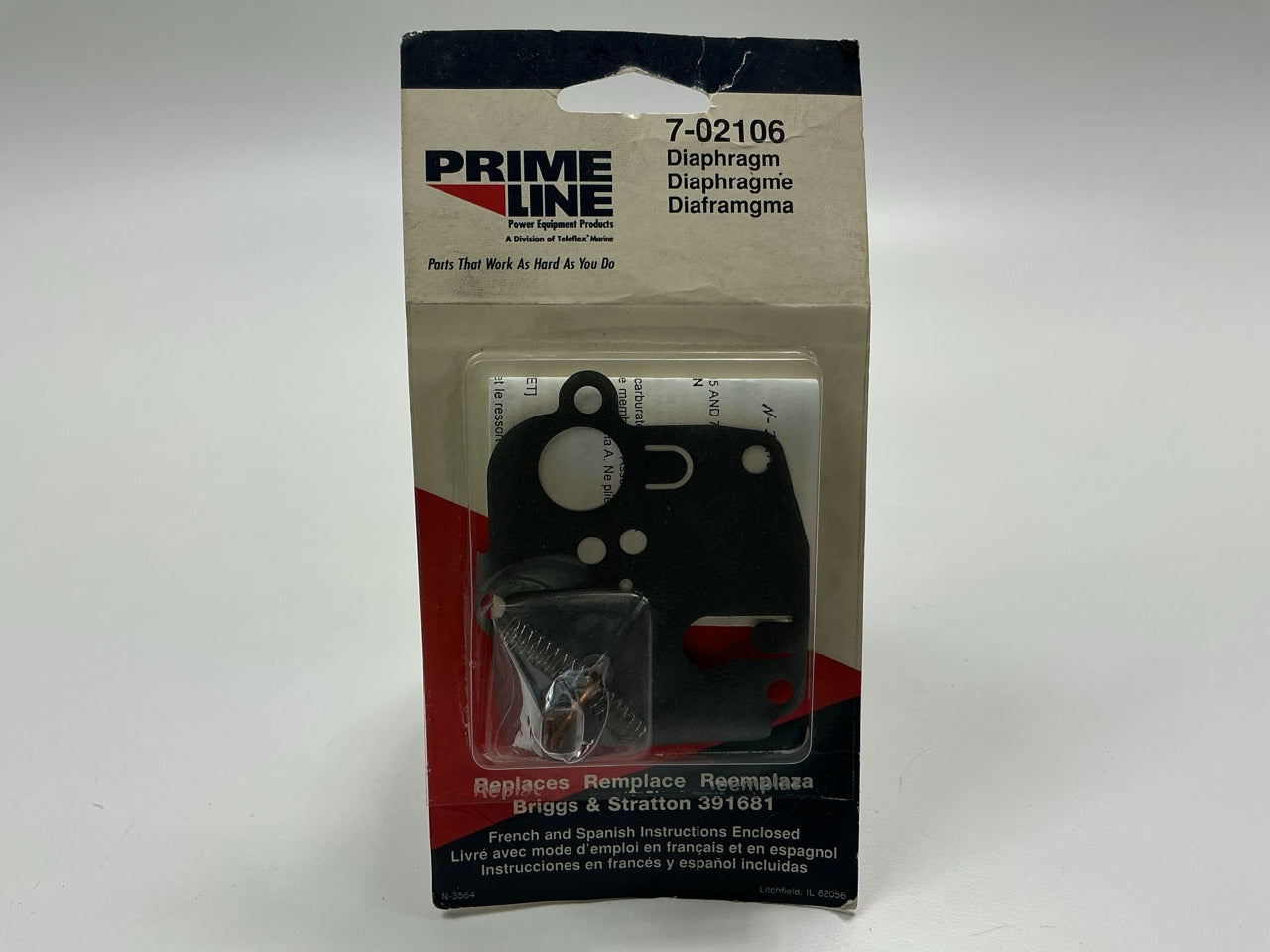 Primeline 7-02106 Carburetor Diaphragm