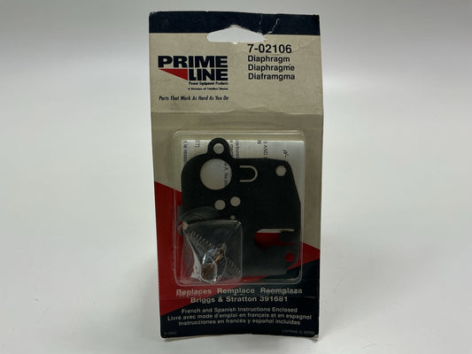 Primeline 7-02106 Carburetor Diaphragm