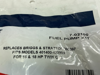 Primeline 7-02109 Fuel Pump Repair Kit Replaces: BRIGGS & STRATTON 393397
