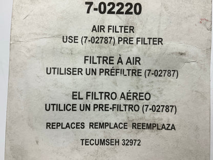 Primeline 7-02220 Engine Air Filter 32972, 32972A, 30-091, 19-1395