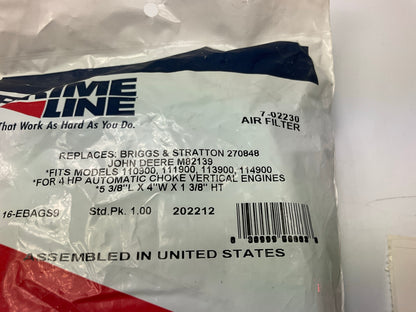 Primeline 7-02230 Air Filte 5 3/8'' L X 4'' W X 1 3/8'' HT 270848, M82139, LG270848