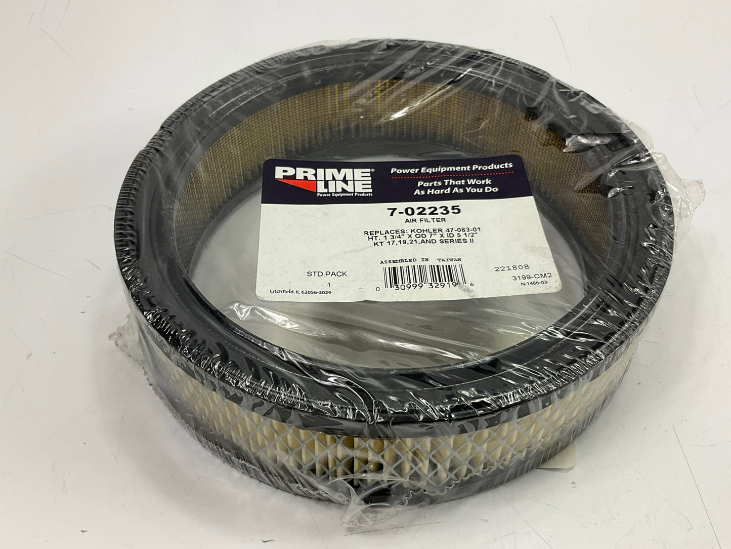 Primeline 7-02235 Air Filter Replaces Kohler # 47-083-01