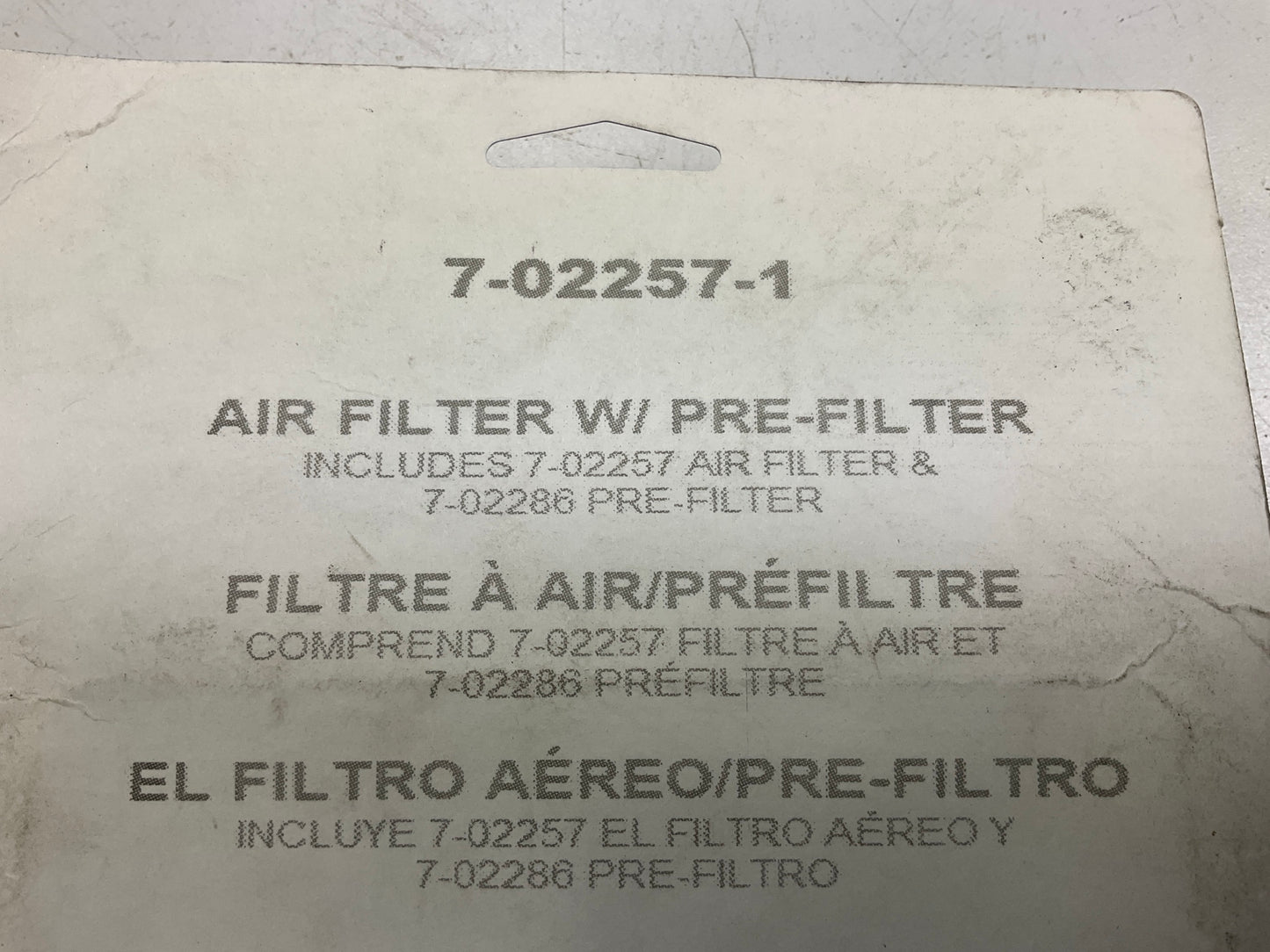 Primeline 7-02257-1 Air Filter 491588, 491588S, 399959, 5043B,  5043K