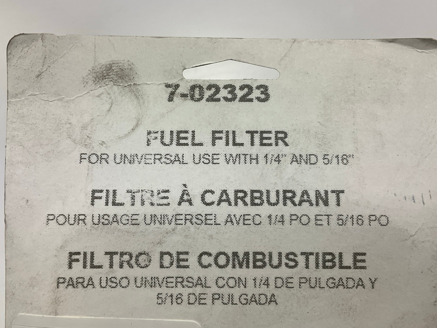 Primeline 7-02323  In-Line Fuel Filter For 1/4'' And 5/16''  Fuel Lines