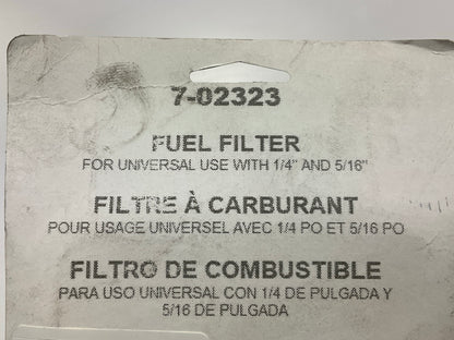 Primeline 7-02323  In-Line Fuel Filter For 1/4'' And 5/16''  Fuel Lines