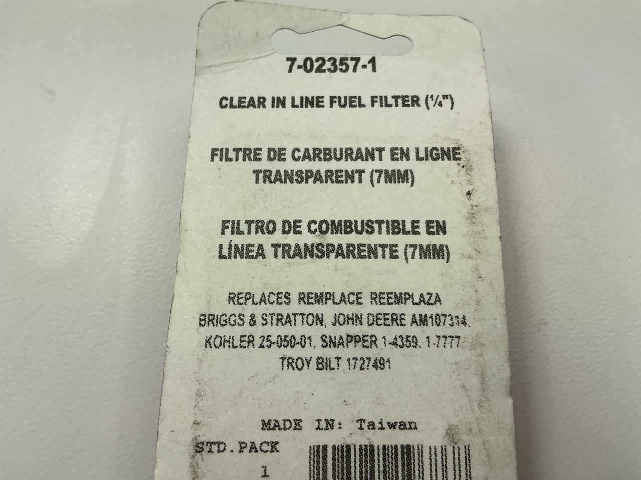 Primeline 7-02357-1 In-line Fuel Filter 23013G1, 15469-G1, 17432-G1