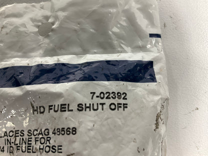 Primeline 7-02392 Inline Fuel Shut-off Valve With 1/4'' Steel Fittings