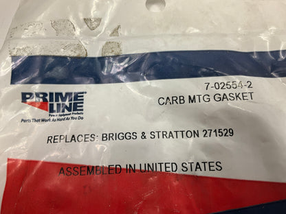 (2) Primeline 7-02554 Carburetor Mounting Gasket 272409S, 272409, 271592