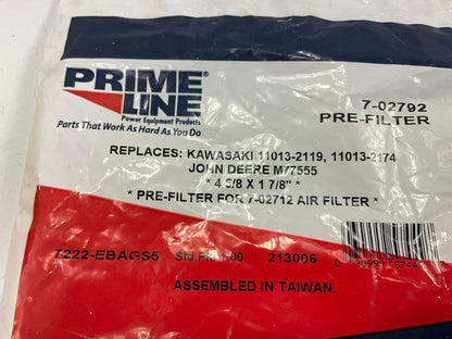 Primeline 7-02792 Foam Pre-Filter * 4 5/8 X 1 7/8'' *