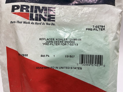 (3) Primeline 7-02794 Secondary Air Pre-Filter  12 083 08, M92360, 102-418