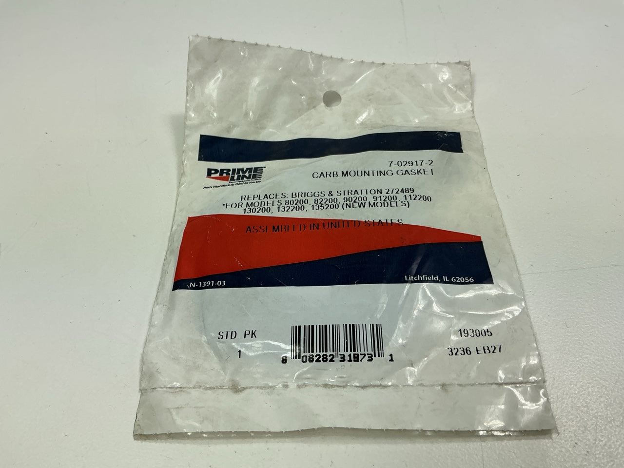 (2) Primeline 7-02917 Carburetor  Gasket 272489, 692241, 49-109, 486-385