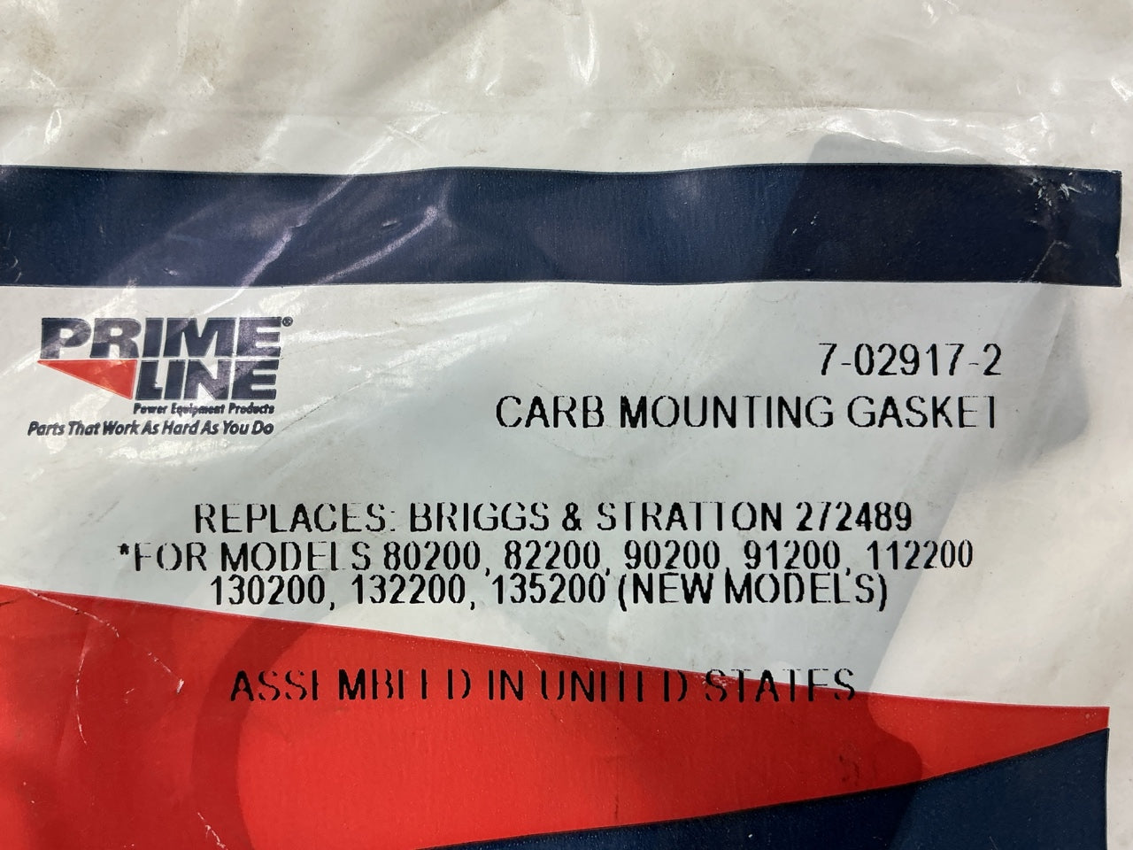 (2) Primeline 7-02917 Carburetor  Gasket 272489, 692241, 49-109, 486-385