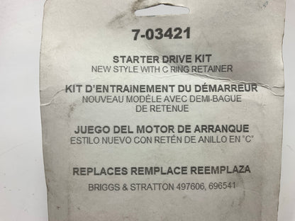 Primeline 7-03421 Starter Drive Kit 497606, 696541, 394805,197606
