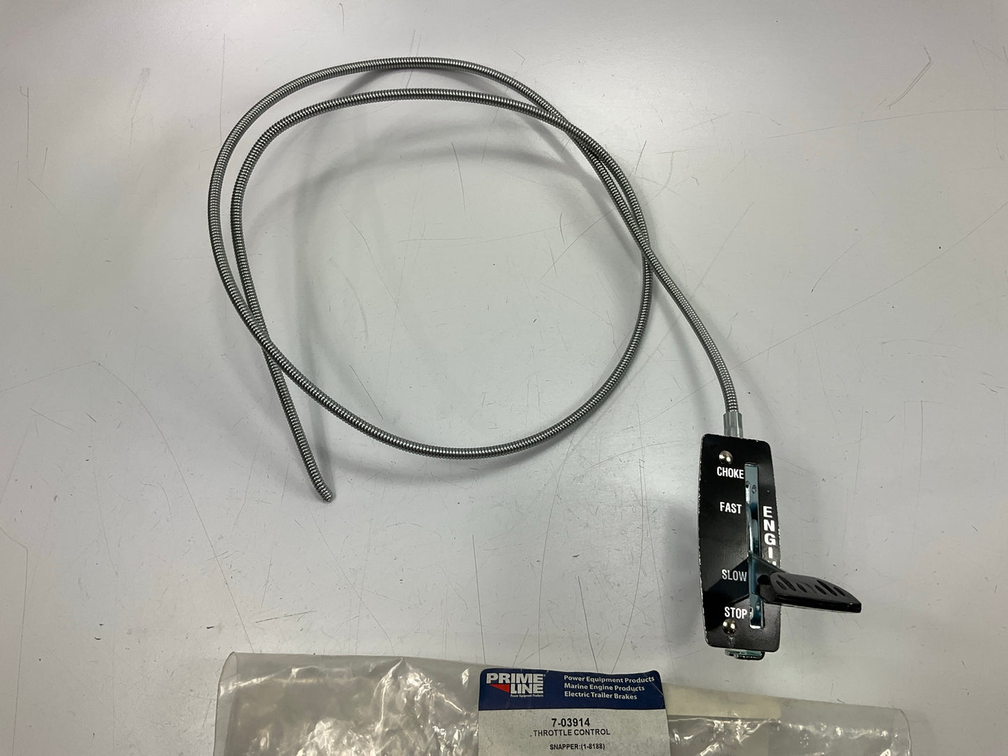 Primeline 7-03914 Heavy-duty Throttle Control Cable 49 Inch Throttle Control