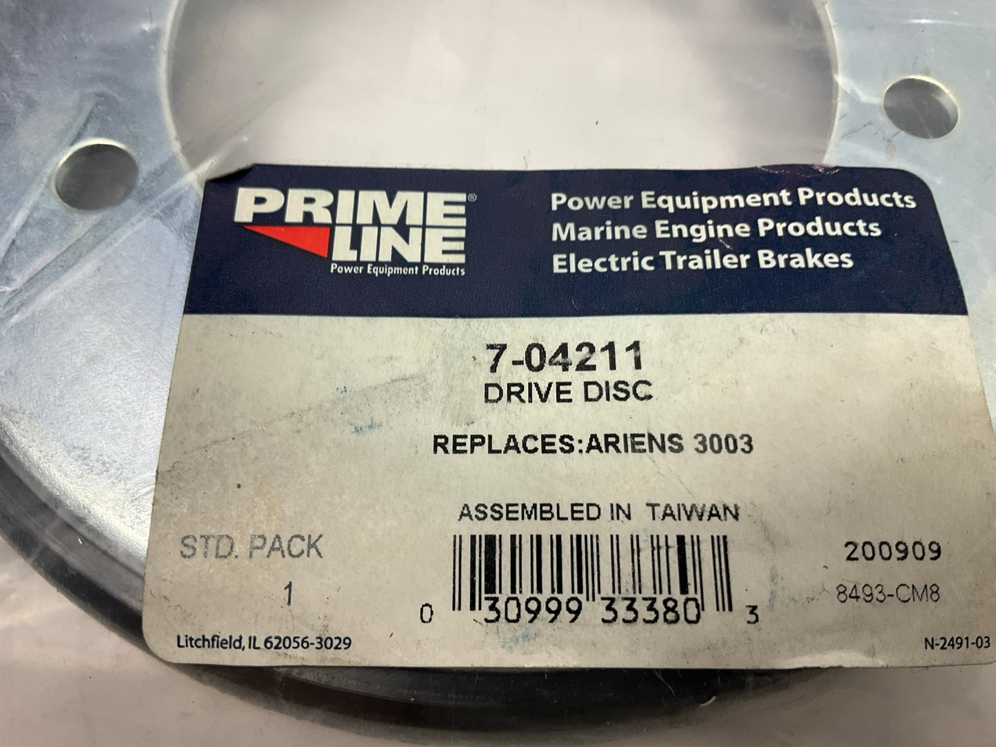 Primeline 7-04211 Friction Drive Disc 741316, 1720859, AM122115, 1725428