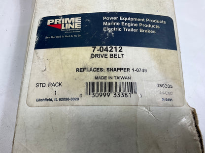 Primeline 7-04212 Double V- Belt  1-0749, 10749, 7010749, 7010749YP, 75-068