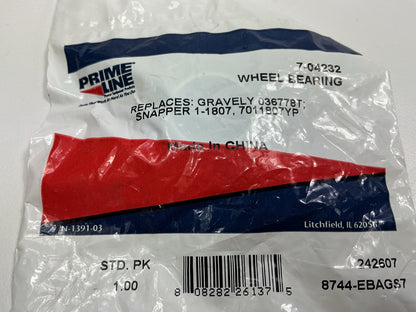 Primeline 7-04232 Wheel Bearing 45-034, 384881-R93, 110513, 251-210, 05416200