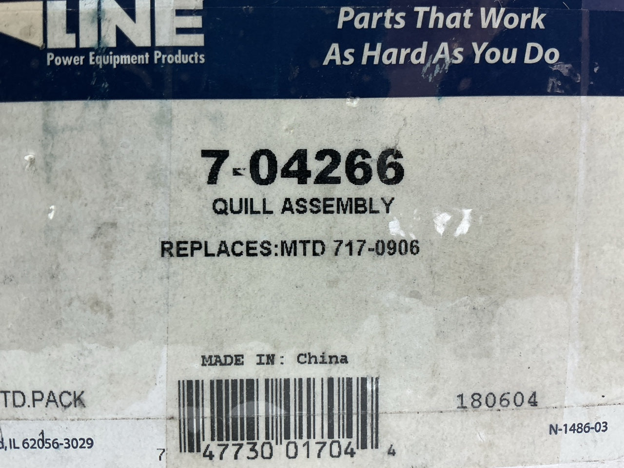 Primeline 7-04266 Heavy-Duty Lawn Mower Spindle Quill 717-0906, 917-0906