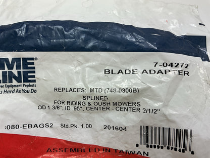 Primeline 7-04272 Lawn Mower  Blade Adapter O.D. 1 3/8'' I.D. .95'' Center 2 1/2''