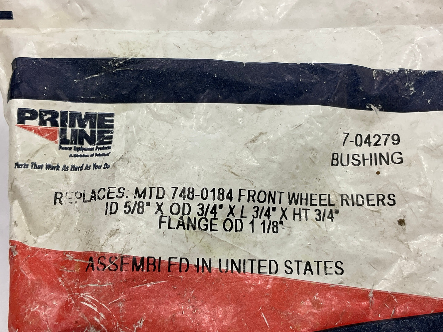 Primeline 7-04279 Bronze Flange Bushing, 5/8'' X 3/4'' Replaces 748-0184 948-0184