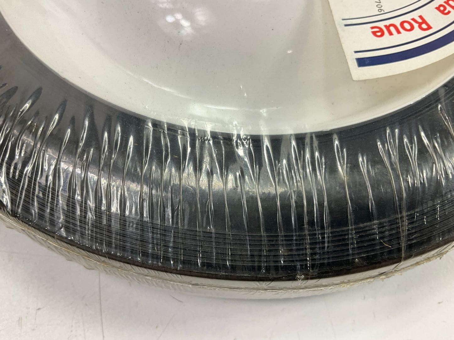 Primeline 7-04304 Steel Wheel 10x1.75 Rib Tread Painted White 1/2'' Bore 2'' Hub