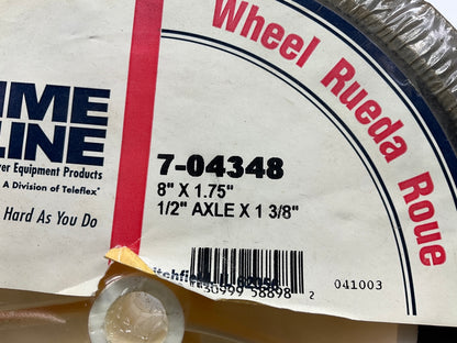 Prime Line 7-04348 Semi-Pneumatic Wheel 8''x1.75'' Plastic Hub 8 By 175 Tire Size