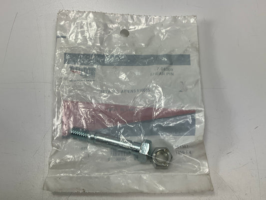 Primeline 7-04369 Shear Pin With Lock Nut 51001500, AM122156, AM136890, 1-3865