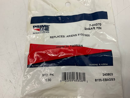 Primeline 7-04370 Shear Pin, 1/4'' X 1-3/4'' Replaces Ariens 51001600