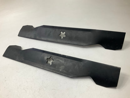 Primeline 7-04398 Lawn Mower Blade 2-1/4'' Wide, .135'' Thick, 15-3/8'' Long - PAIR